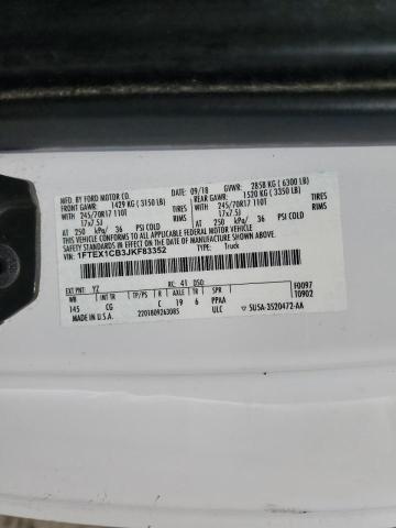 Photo 10 from auction – 2018 FORD F150 SUPER with VIN 1FTEX1CB3JKF83352