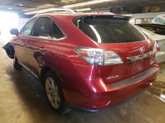Photo 3 from auction – 2010 LEXUS RX 350 with VIN 2T2ZK1BA3AC024177