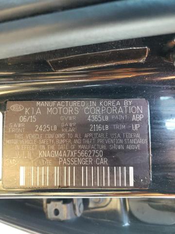 Photo 10 from auction – 2015 KIA OPTIMA LX with VIN KNAGM4A7XF5662750