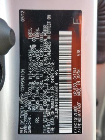 Photo 10 from auction – 2013 LEXUS GX 460 PRE with VIN JTJJM7FX1D5054418