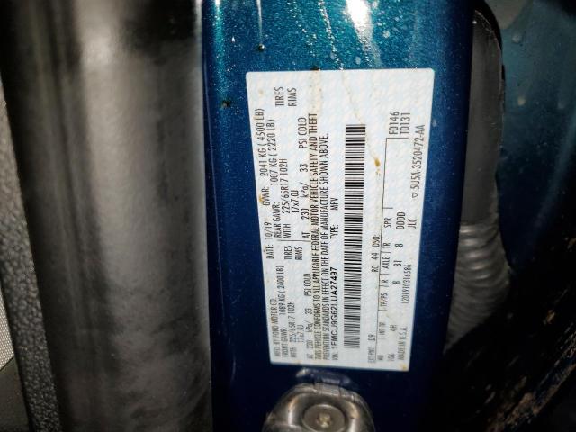 Photo 10 from auction – 2020 FORD ESCAPE SE with VIN 1FMCU9G62LUA27497