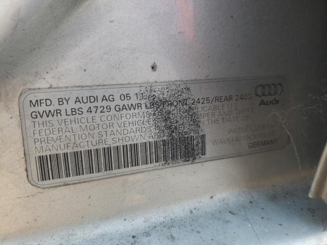 Foto 10 de la subasta – 2012 AUDI A4 PREMIUM con VIN WAUEFAFL9CN000563