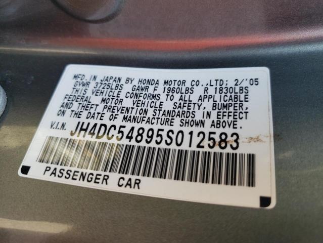 Photo 10 from auction – 2005 ACURA RSX with VIN JH4DC54895S012583