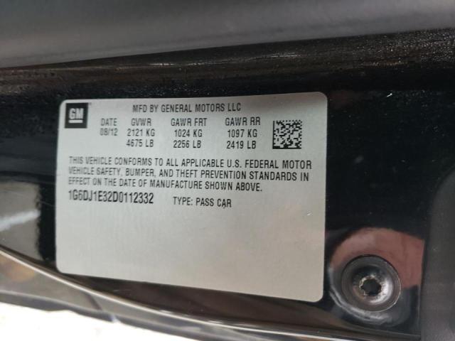Photo 10 from auction – 2013 CADILLAC CTS PERFOR with VIN 1G6DJ1E32D0112332