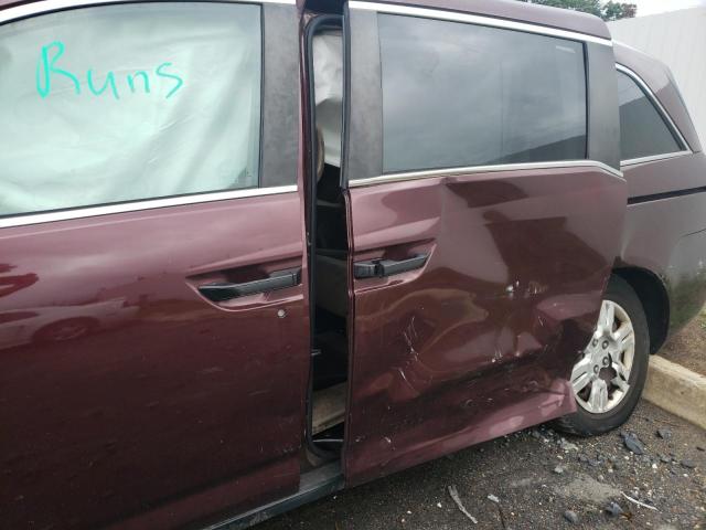 Photo 9 from auction – 2012 HONDA ODYSSEY LX with VIN 5FNRL5H25CB107049