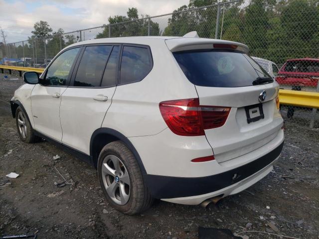 Photo 3 from auction – 2012 BMW X3 XDRIVE2 with VIN 5UXWX5C56CL721323
