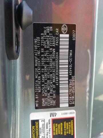 Photo 10 from auction – 2010 TOYOTA CAMRY BASE with VIN 4T4BF3EK4AR065044
