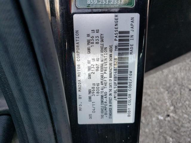 Photo 10 from auction – 2011 MAZDA 3 I with VIN JM1BL1UFXB1481828