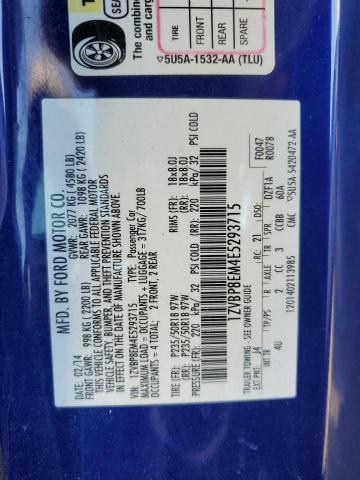 Photo 10 from auction – 2014 FORD MUSTANG with VIN 1ZVBP8EM4E5293715