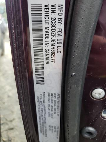Photo 10 from auction – 2021 DODGE CHALLENGER with VIN 2C3CDZFJ6MH602977
