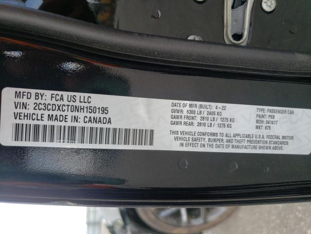 Photo 10 from auction – 2022 DODGE CHARGER R/ with VIN 2C3CDXCT0NH150195