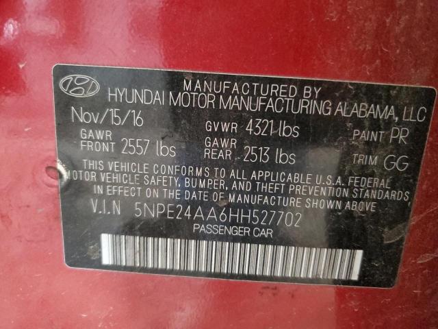 Photo 10 from auction – 2017 HYUNDAI SONATA ECO with VIN 5NPE24AA6HH527702