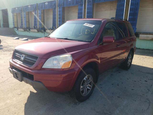 Photo 2 from auction – 2005 HONDA PILOT EX with VIN 5FNYF18435B018581