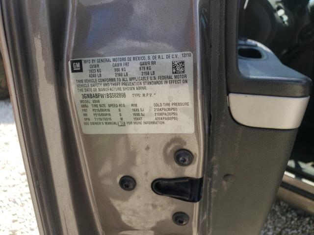 Photo 10 from auction – 2011 CHEVROLET HHR LT with VIN 3GNBABFW1BS582898
