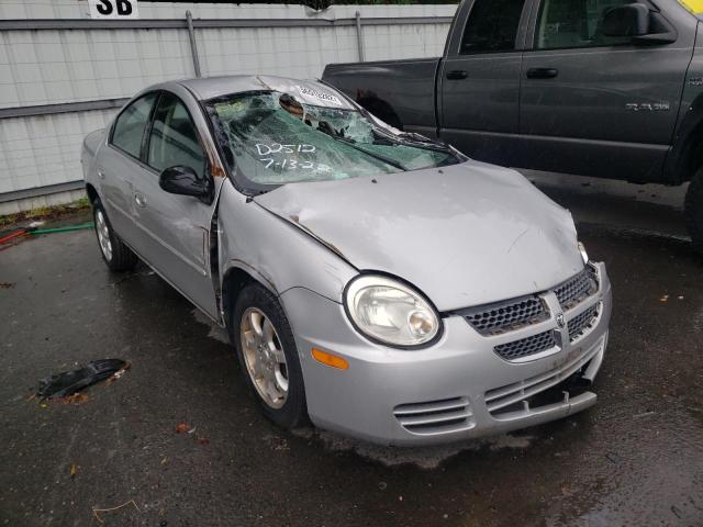 DODGE NEON 2005 with VIN 1B3ES56C05D160251 - Photo from auction