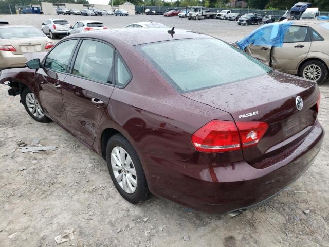 Photo 3 from auction – 2012 VOLKSWAGEN PASSAT S with VIN 1VWAH7A32CC039848