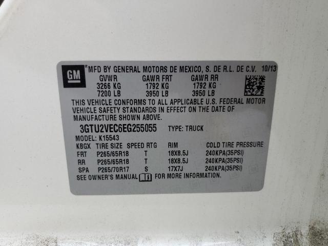 Photo 10 from auction – 2014 GMC SIERRA K15 with VIN 3GTU2VEC6EG255055