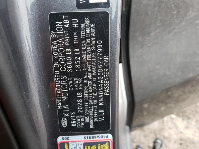 Photo 10 from auction – 2013 KIA RIO EX with VIN KNADN4A35D6277990
