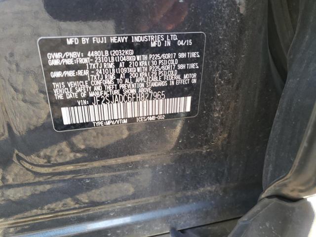 Photo 10 from auction – 2015 SUBARU FORESTER 2 with VIN JF2SJADC6FH827965