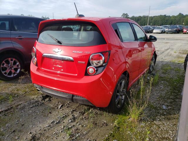 Photo 4 from auction – 2015 CHEVROLET SONIC RS with VIN 1G1JG6SB9F4199786