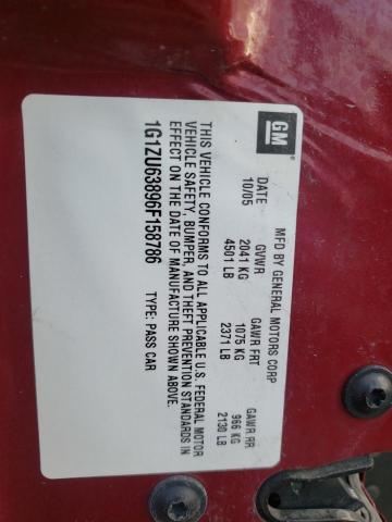 Photo 10 from auction – 2006 CHEVROLET MALIBU MAX with VIN 1G1ZU63896F158786