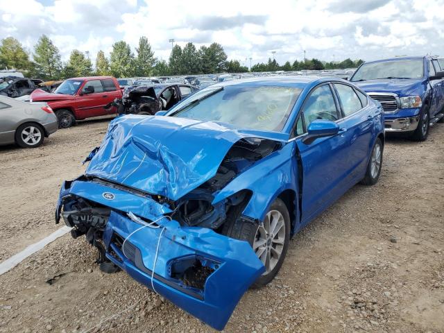 Photo 2 from auction – 2020 FORD FUSION SE with VIN 3FA6P0HD0LR221640