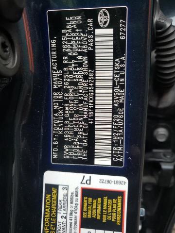 Photo 10 from auction – 2016 TOYOTA CAMRY LE with VIN 4T1BF1FKXGU542582