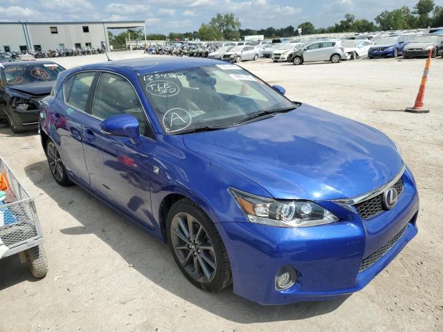 LEXUS CT 200 2013 with VIN JTHKD5BH9D2173490 - Photo from auction