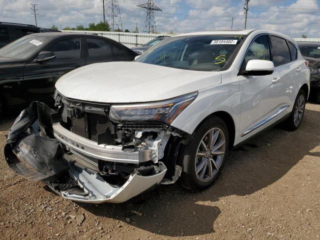 Photo 2 from auction – 2021 ACURA RDX TECHNO with VIN 5J8TC2H51ML045129
