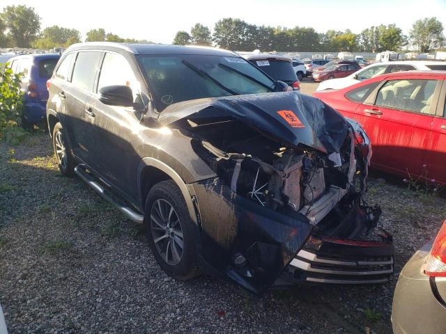TOYOTA HIGHLANDER 2018 with VIN 5TDKZRFH1JS270675 - Photo from auction