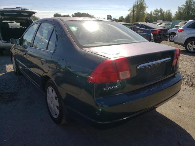 Photo 3 from auction – 2001 HONDA CIVIC EX with VIN 2HGES26771H550150