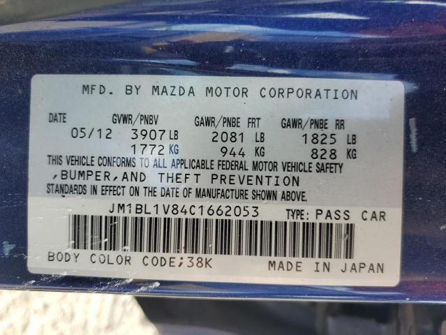 Photo 10 from auction – 2012 MAZDA 3 I with VIN JM1BL1V84C1662053