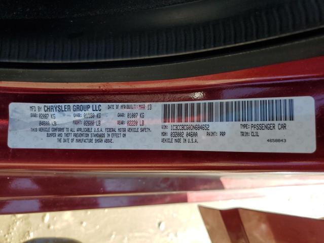Photo 10 from auction – 2013 CHRYSLER 200 LIMITE with VIN 1C3CCBCG0DN684652