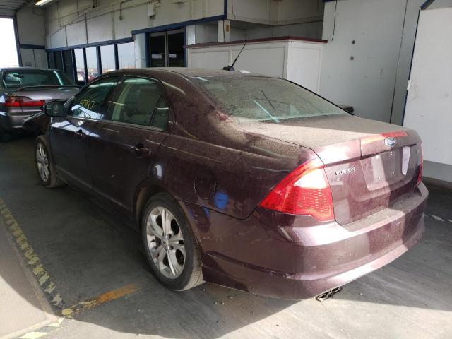 Photo 3 from auction – 2012 FORD FUSION with VIN 3FAHP0HA4CR263369