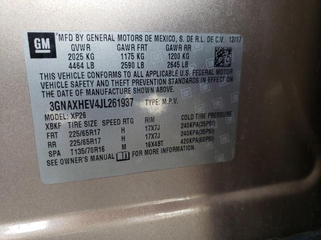 Photo 10 from auction – 2018 CHEVROLET EQUINOX LS with VIN 3GNAXHEV4JL261937