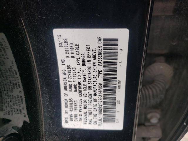 Photo 10 from auction – 2015 HONDA ACCORD LX with VIN 1HGCR2F37FA147050