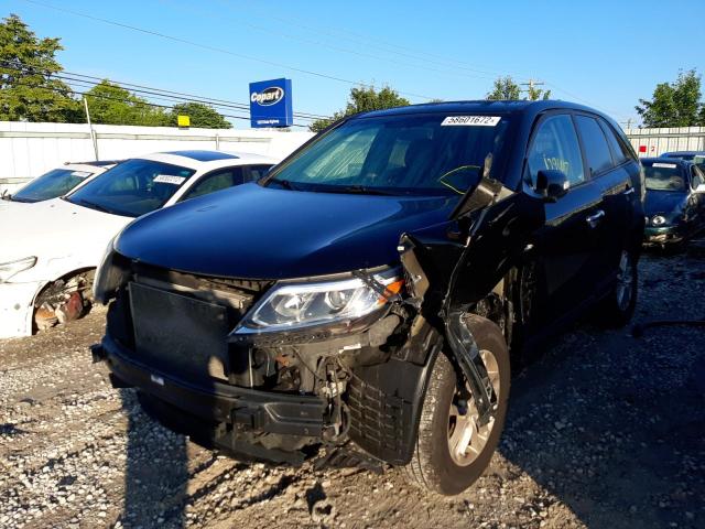 Photo 2 from auction – 2014 KIA SORENTO LX with VIN 5XYKT3A69EG484563