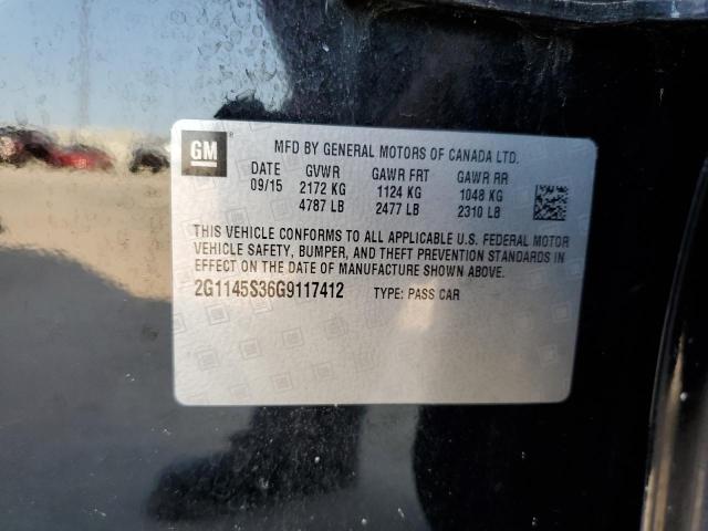Photo 10 from auction – 2016 CHEVROLET IMPALA LTZ with VIN 2G1145S36G9117412