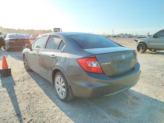 Photo 3 from auction – 2012 HONDA CIVIC LX with VIN 2HGFB2F57CH318914