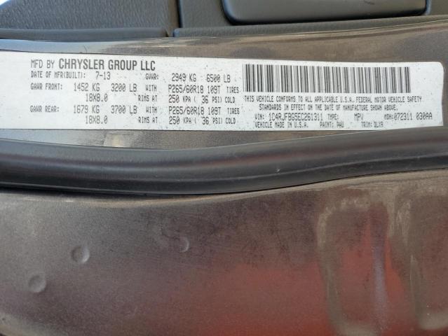 Photo 10 from auction – 2014 JEEP GRAND CHER with VIN 1C4RJFBG5EC261311