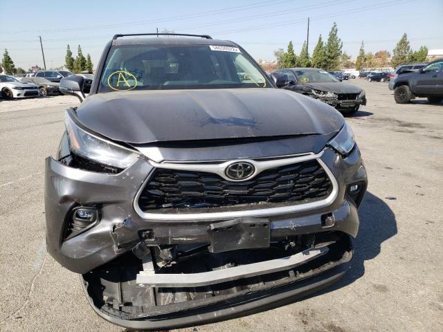 Photo 9 from auction – 2022 TOYOTA HIGHLANDER with VIN 5TDZZRAHXNS107079
