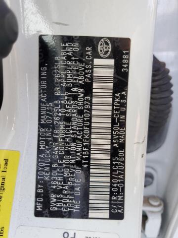 Photo 10 from auction – 2015 TOYOTA CAMRY LE with VIN 4T1BF1FK0FU107973