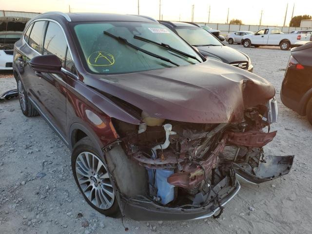 LINCOLN MKC RESERV 2017 with VIN 5LMCJ3C93HUL11361 - Photo from auction