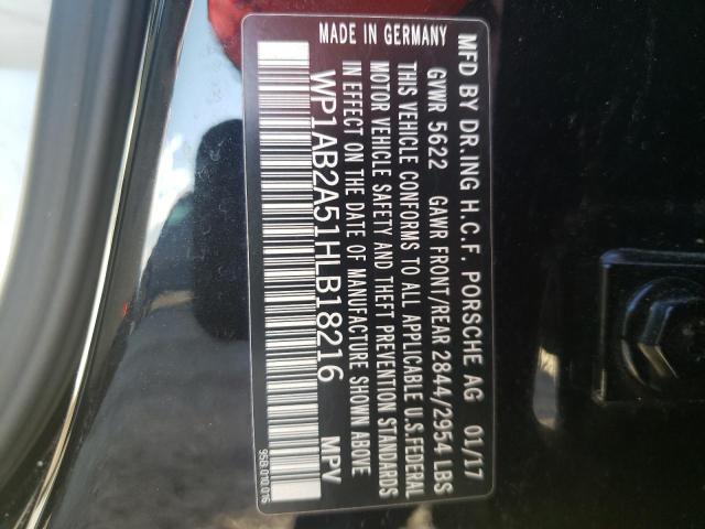 Photo 10 from auction – 2017 PORSCHE MACAN with VIN WP1AB2A51HLB18216