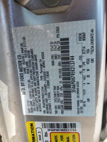 Photo 10 from auction – 2014 FORD FUSION SE with VIN 3FA6P0H79ER213744