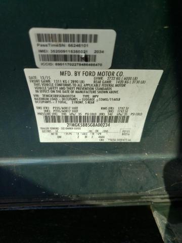 Photo 10 from auction – 2016 FORD FLEX SE with VIN 2FMGK5B85GBA00234