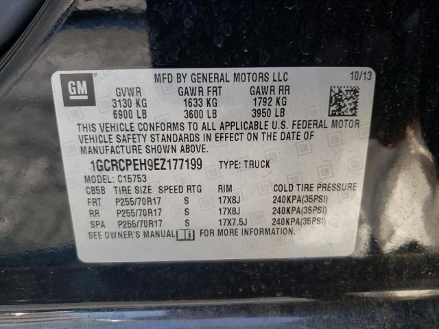 Photo 10 from auction – 2014 CHEVROLET SILVERADO with VIN 1GCRCPEH9EZ177199