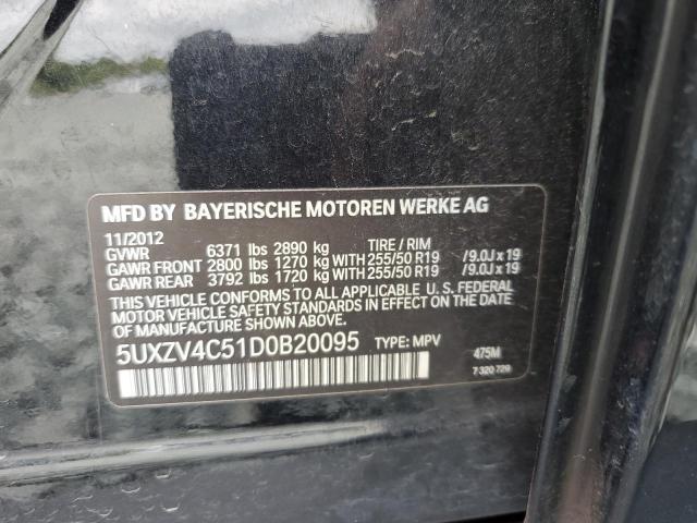 Photo 10 from auction – 2013 BMW X5 XDRIVE3 with VIN 5UXZV4C51D0B20095