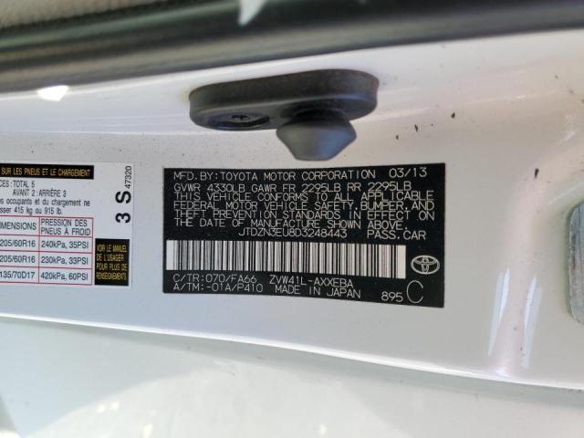 Photo 10 from auction – 2013 TOYOTA PRIUS V with VIN JTDZN3EU8D3248443