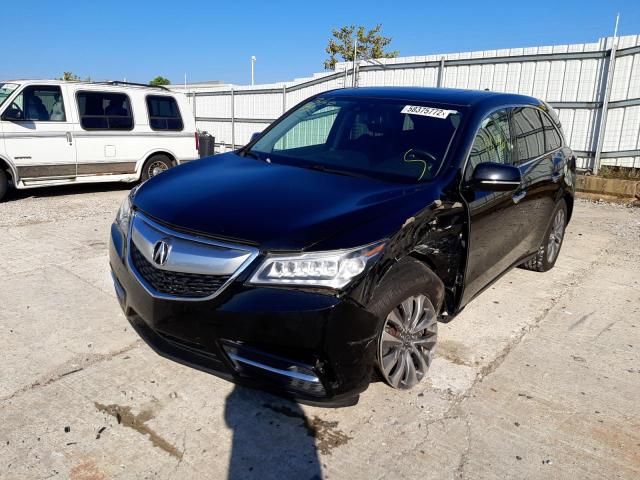 Photo 2 from auction – 2014 ACURA MDX TECHNO with VIN 5FRYD4H69EB012436
